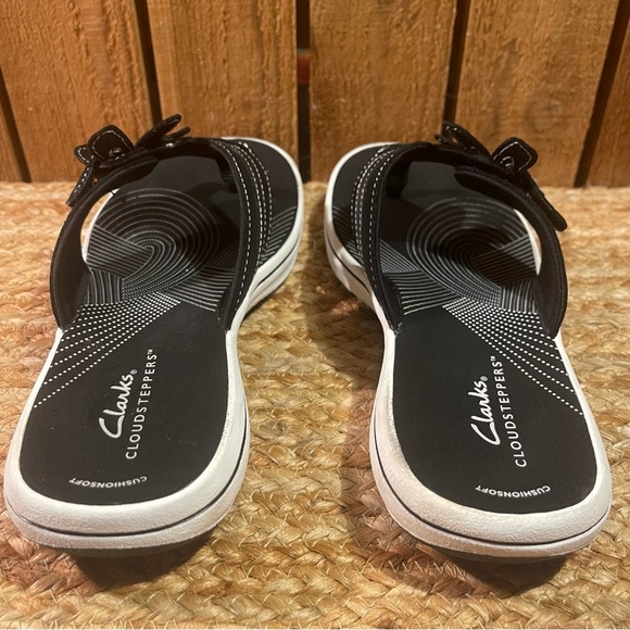 Clark’s Cloudsteppers Cushionsoft Flip Flop Shoes Sz 7 M - Picture 4 of 10